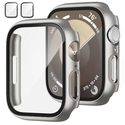 JZK Screen Protector Case for Apple Watch Series 11/10 42mm,Carbon Fibre