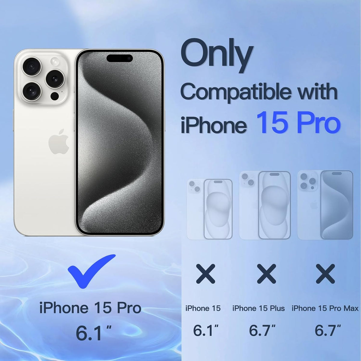 JETech Privacy Screen Protector for iPhone 16 Pro Max, 2-Pack