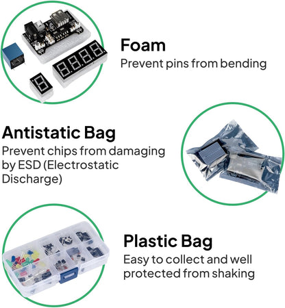 ELEGOO UNO R3 Project Most Complete Starter Kit, Compatible with Arduino