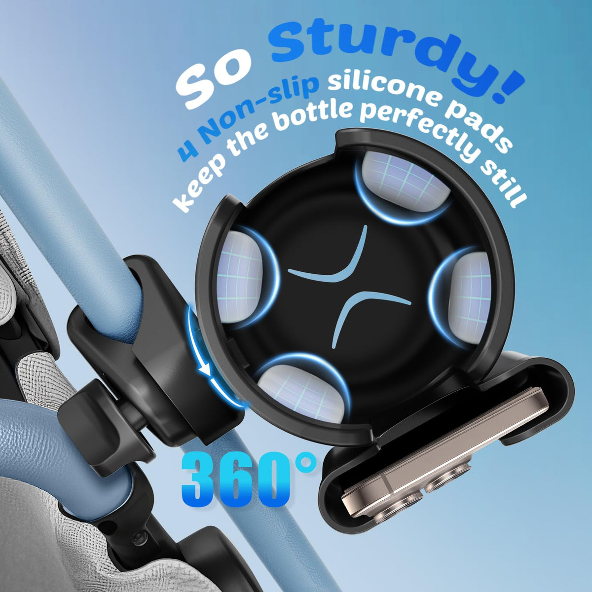 2-Pack Cup Holder for Walker: Wheelchair Cup Holder for Seniors and Adults