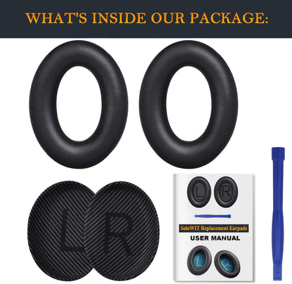Earpads for Bose QC35 & QC35 ii - Black
