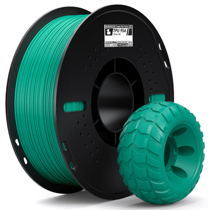 ELEGOO TPU 3D Printer Filament 1.75mm Black 1KG, 95A Flexible
