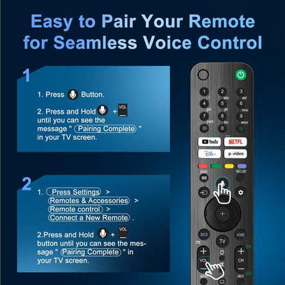 Magic Remote for LG-TV-Remote, Replacement for LG Smart TV Remote Control, AN-MR20GA Compatible Universal Remote Control with Voice, Pointer and Netflix/Prime Video Hotkeys