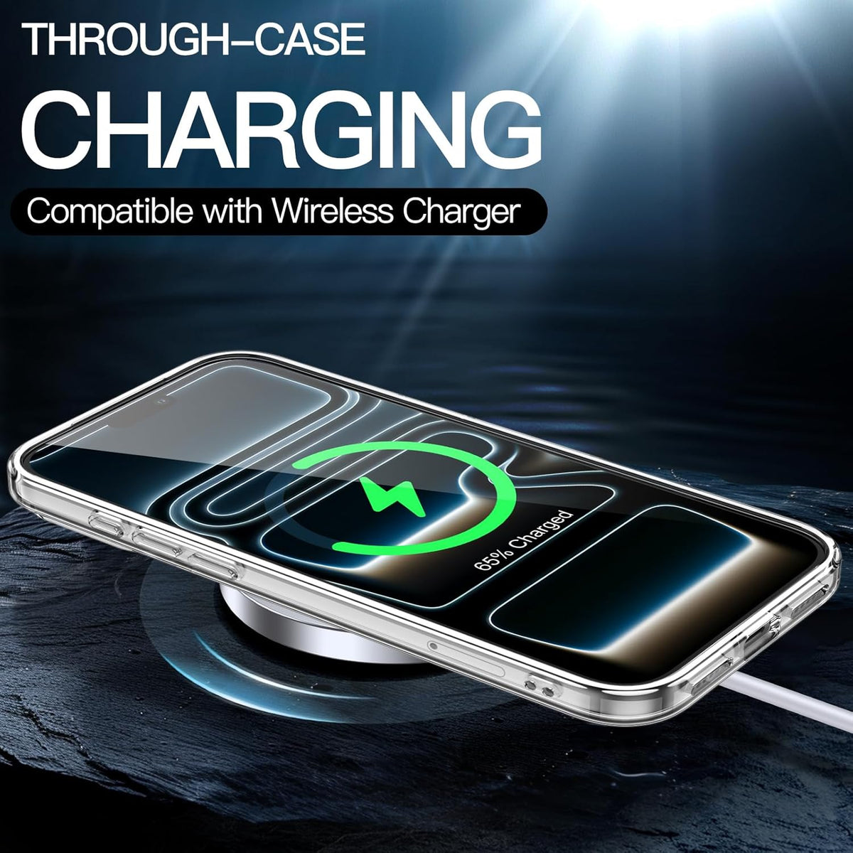 JETech Case for iPhone 17, Anti-Yellowing, Clear