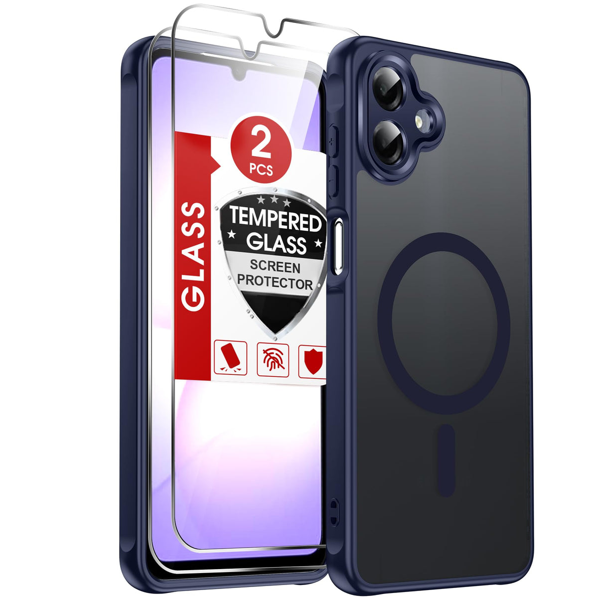 LeYi for Pixel-8A Phone Case: MagSafe Fit & Screen Protector Crystal Clear