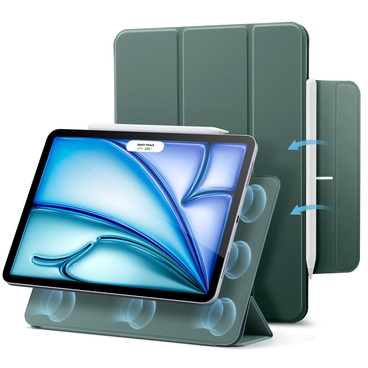 ESR for iPad Air 11-inch M4/M3/M2, iPad Air 5th/4th Generation Case, Black