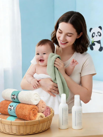 HIPHOP PANDA Soft Baby Washcloths, 2-Layer, 30 Pack Newborn Gift Set