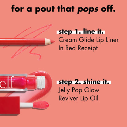 e.l.f. Glow Reviver Lip Oil, Tinted, Hydrating & Non-Sticky, Jam Session
