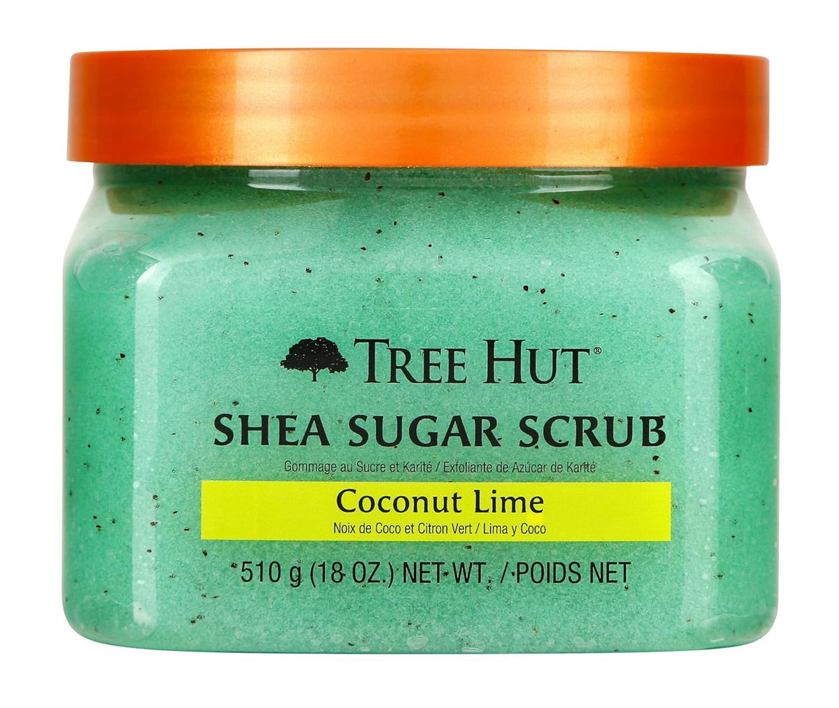 Tree Hut Vanilla Body Scrub, Exfoliating Sugar Scrub, Vegan, 18 Oz