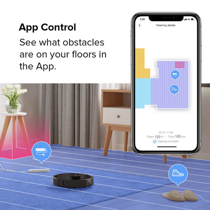 roborock Q7 M5+ Robot Vacuum and Mop, Up to 7-9 Weeks Self-Empty, 10000Pa