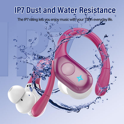 Wireless Earbuds Sports, 75Hrs Bluetooth 5.4 Headphones, Bass Hi-Fi Stereo