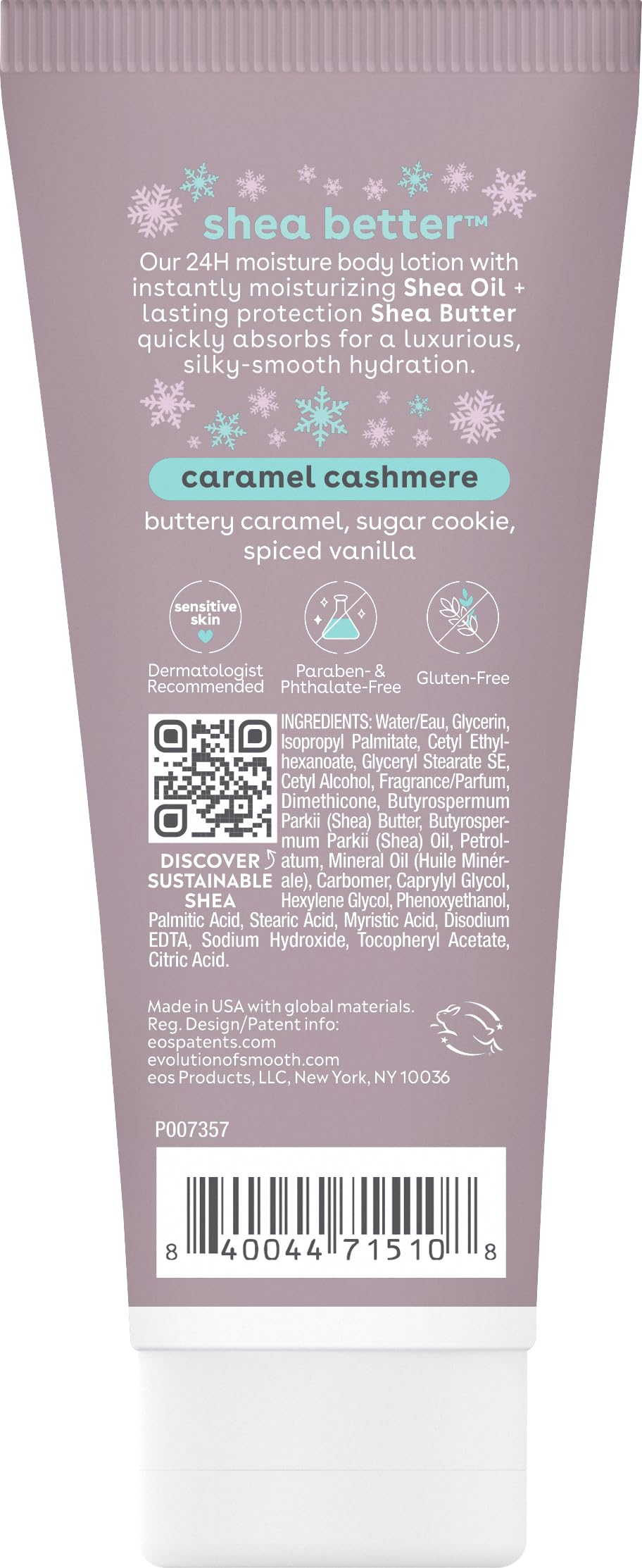 eos Shea Better Body Lotion- Crème de Pistachio, Natural Shea, 16 fl oz
