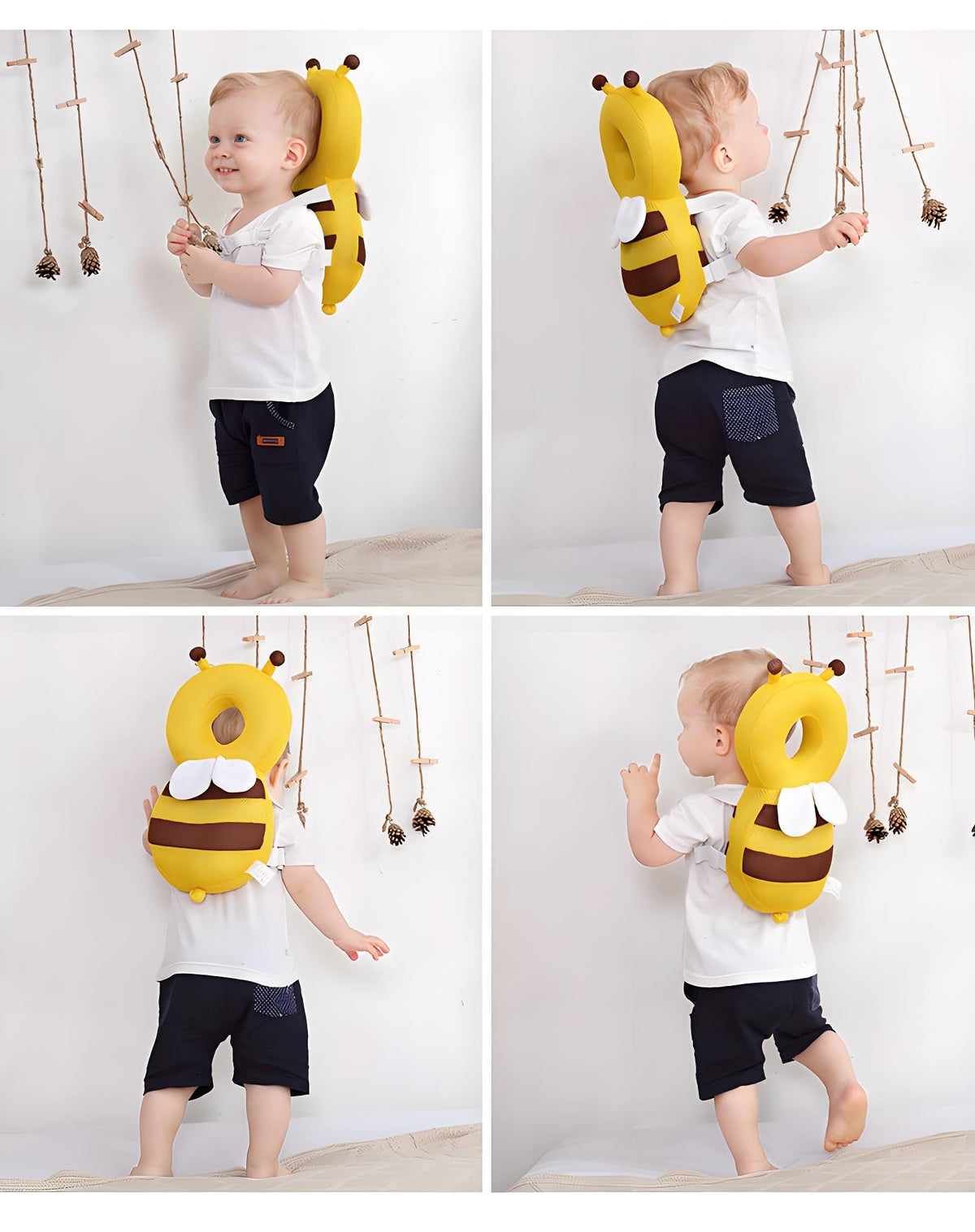 PandaEar Baby Head Protection Backpack, Toddler Walking Head Protector