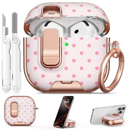 for AirPods Pro 2nd/1st Case (2023-2019)-Purple Bell Flower
