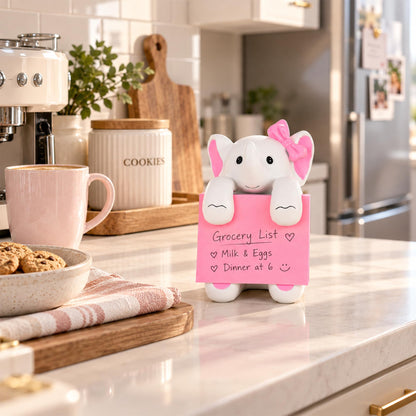 Dog Pop-Up Sticky Note Dispenser for 3x3 in Notes, Black & White