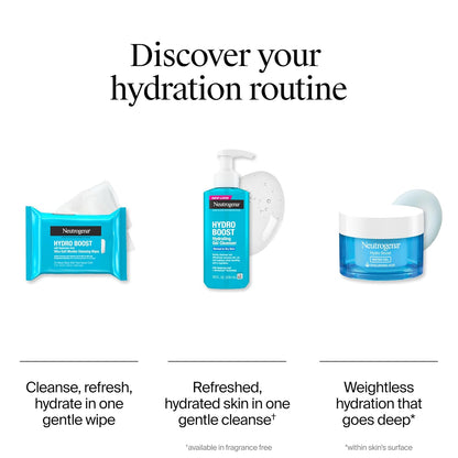 Neutrogena Hydro Boost Cleansing Wipes Makeup Remover, 25 Ct