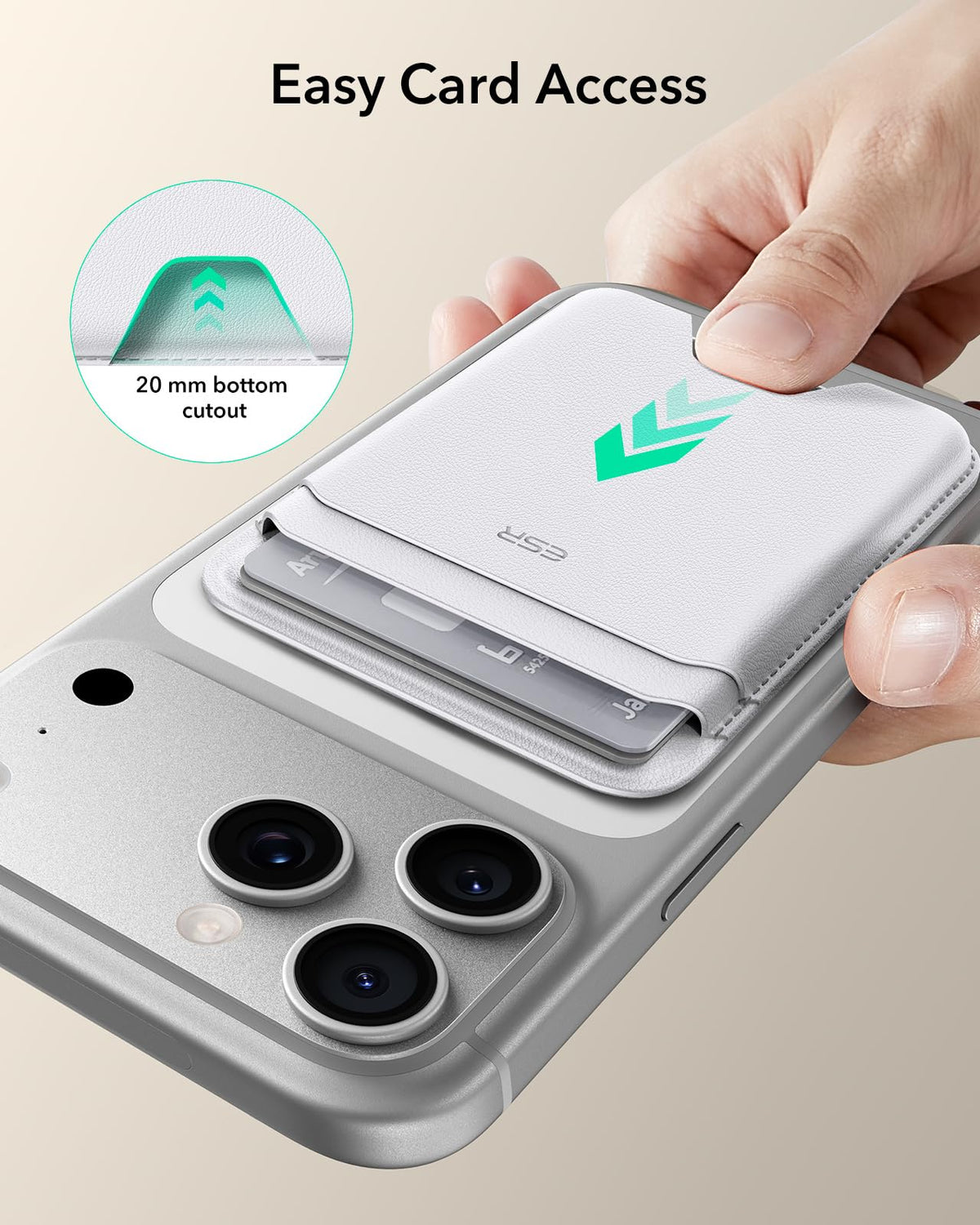 ESR for MagSafe Wallet, 5 Card Holder for Phone Case, RFID Blocking