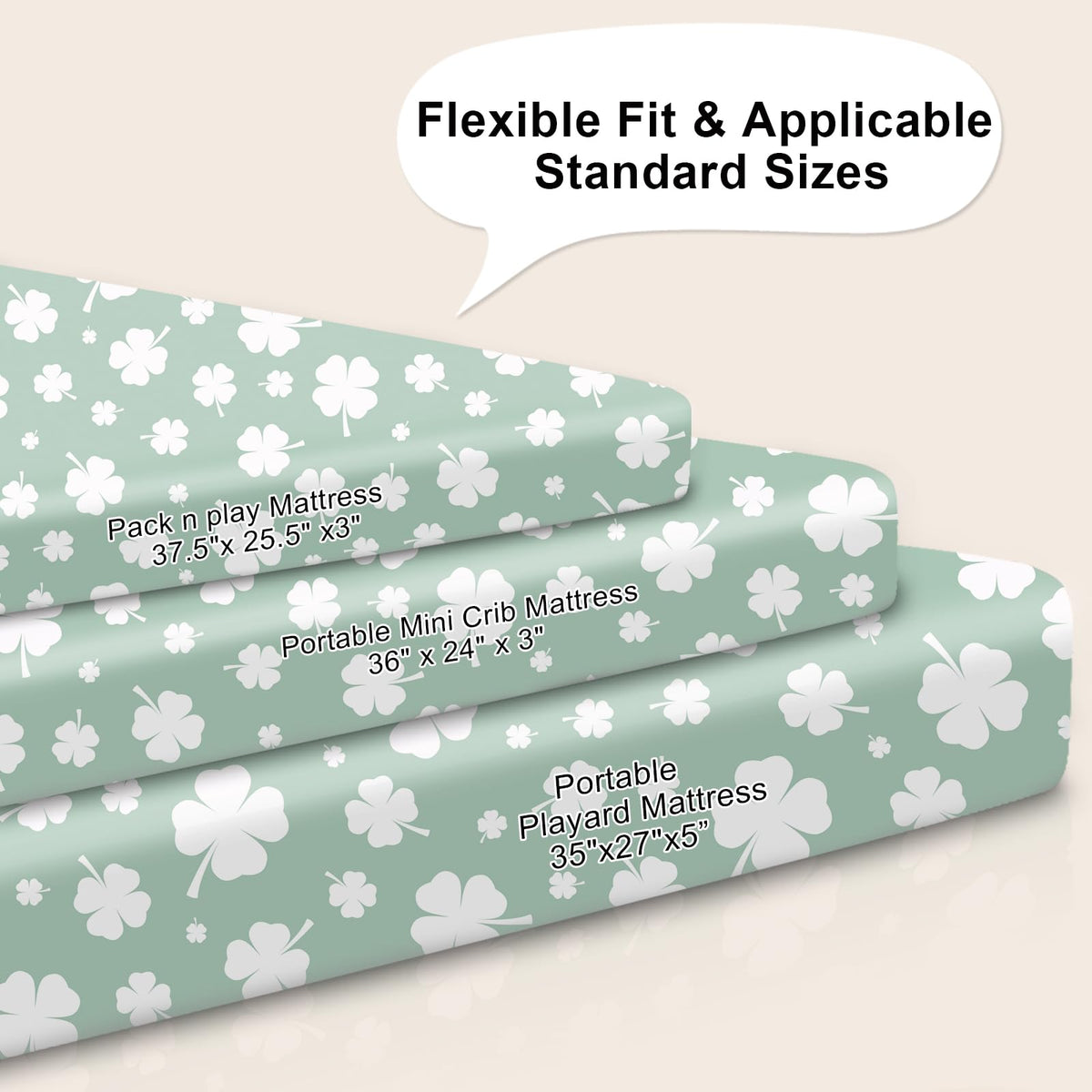 GUNTAIL Baby Crib Sheets for Boys Girls, 2 Pack Fitted Crib Sheet for Standard Crib and Toddler Mattress, Soft Microfiber Baby Sheet 52x28x8in. (Love & Pink)