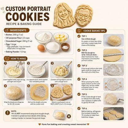 Personalized Cookie Stamp for Family Name Christmas Cookies & Gifts