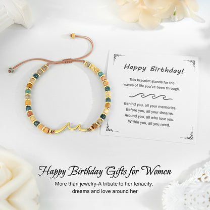 13th 16th 18th 40th 50th 60th Birthday Gifts Wave Birthday Bracelet
