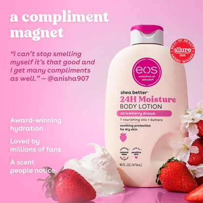 eos Shea Better Body Lotion- Crème de Pistachio, Natural Shea, 16 fl oz