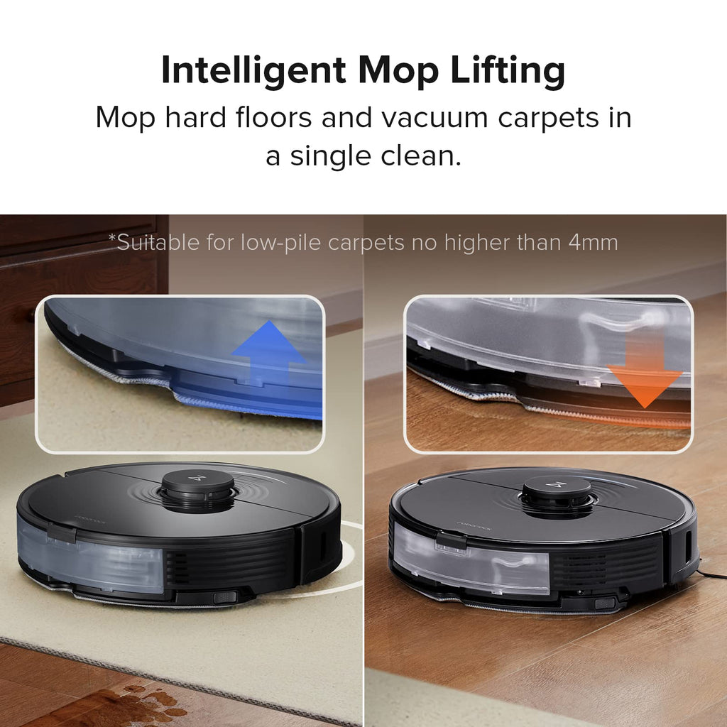 roborock Qrevo CurvX Robot Vacuum and Mop, 22,000Pa Suction