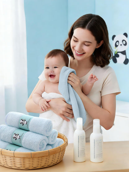 HIPHOP PANDA Soft Baby Washcloths, 2-Layer, 30 Pack Newborn Gift Set