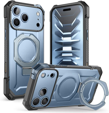 SUPCASE for iPhone 17 Case with Stand & Camera Control Button, Black