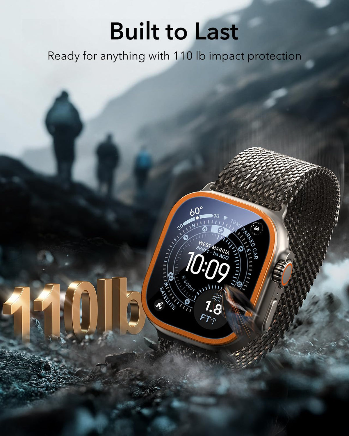 ESR Armorite Screen Protector for Apple Watch Ultra 4 2026/3/2/Ultra