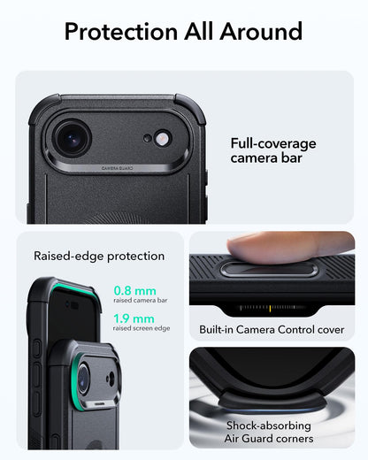 ESR Cyber Tough for iPhone 18 Pro Max/17 Pro Max Case, Black
