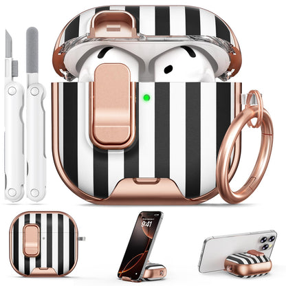 for AirPods Pro 2nd/1st Case (2023-2019)-Purple Bell Flower