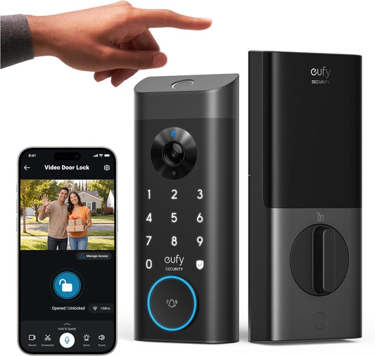 eufy Security Video Smart Lock E330, Fingerprint Keyless Entry Door Lock