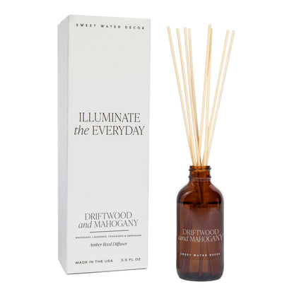 Sweet Water Decor Cashmere and Vanilla Reed Diffuser Set for Home - Milky Coconut, Soft Cashmere, Bourbon Vanilla, Sandalwood Scented Reed Diffusers - Lasts 4+ Months, Made in the USA