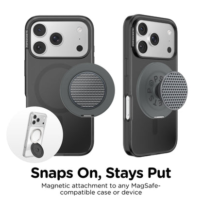 PopSockets Adhesive Phone Grip, Holder- Black