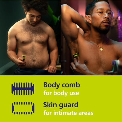 Philips Norelco OneBlade 360 Hybrid Face + Body Trimmer and Shaver