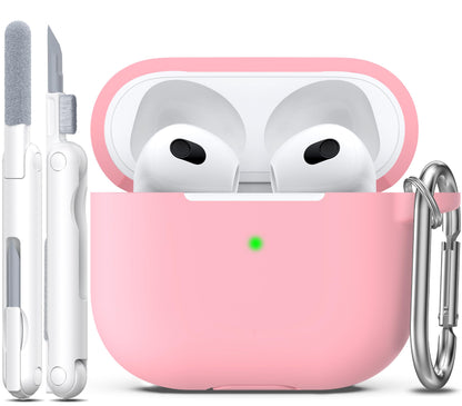 R-fun for AirPods 2nd/1st Case Silicone Cover, Banana Violet