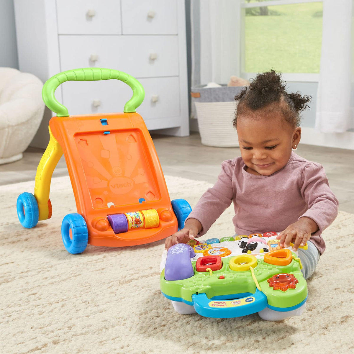 VTech Sit-to-Stand Learning Walker (Frustration Free Packaging), Blue