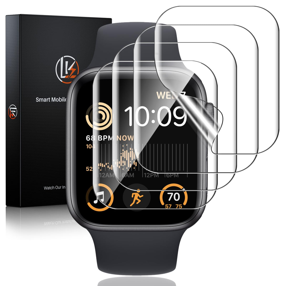 LK for Apple Watch Ultra 4/3/2 49mm Privacy Screen Protector