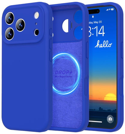 LOVE 3000 Designed for iPhone 16 Case, Premium Silicone with [Soft Anti-Scratch Microfiber Lining] Shockproof Protective Phone Case for Men Women Girls 6.1", Black