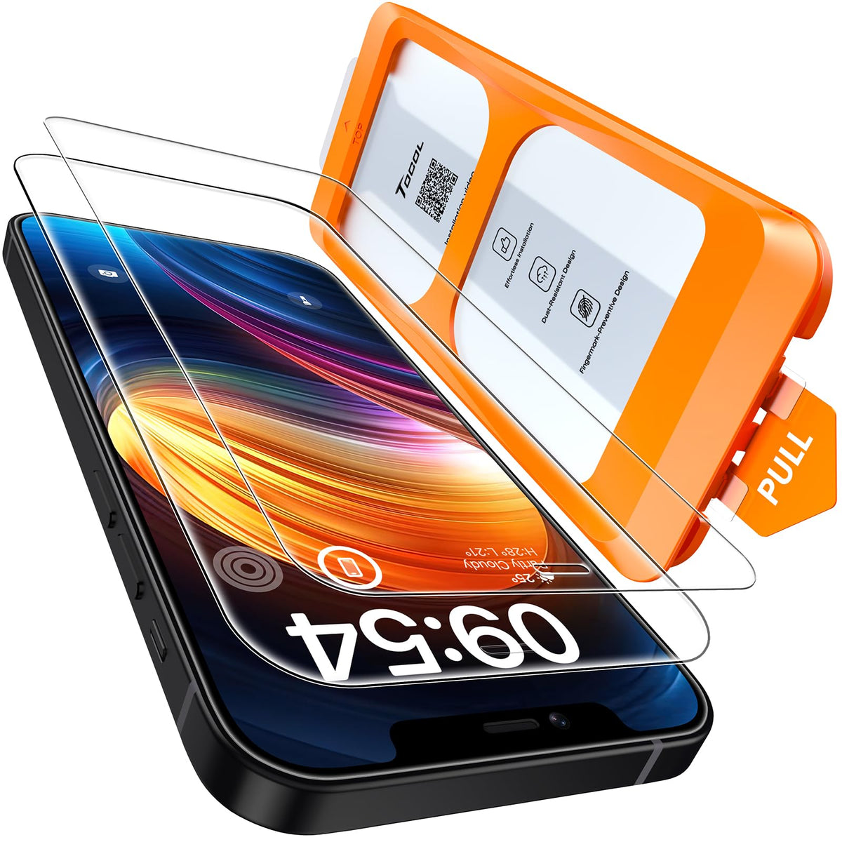 TOCOL for iPhone 17 Screen Protector, Easy Installation