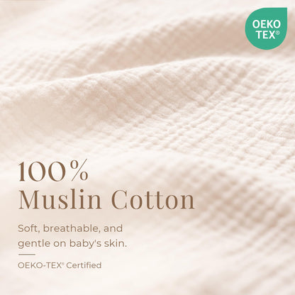 Konssy Muslin Nursing Cover Up for Breastfeeding with Rigid Hoop