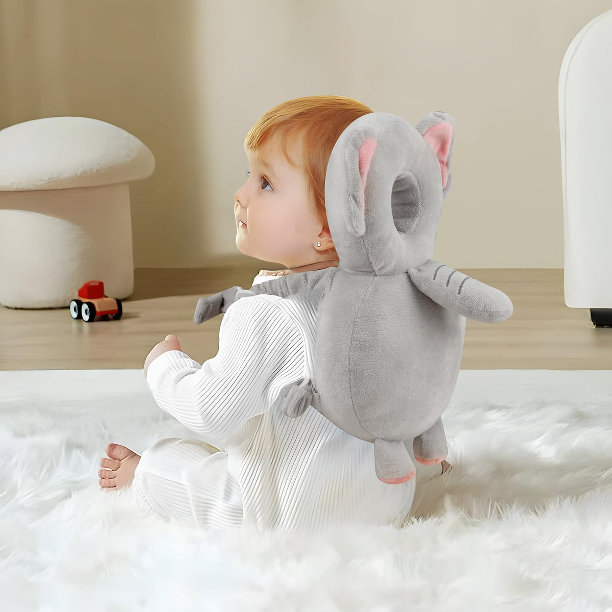 PandaEar Baby Head Protection Backpack, Toddler Walking Head Protector