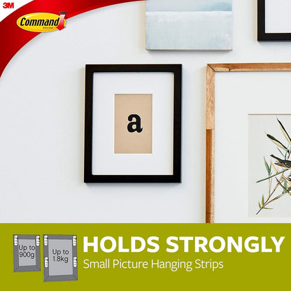 Command Picture Hanging Strips, Medium, 12 Pairs (24 Adhesive Strips)