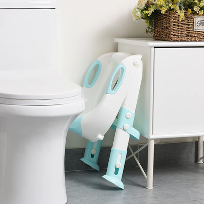 Potty Training Toilet for Toddlers, 2-in-1 Potty Training seat, Anti-Slip (Chocolate, Bear)