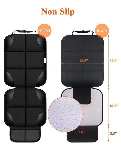 Meolsaek Car Seat Protector for Child Car Seat，Non-Slip Backing No Imprints