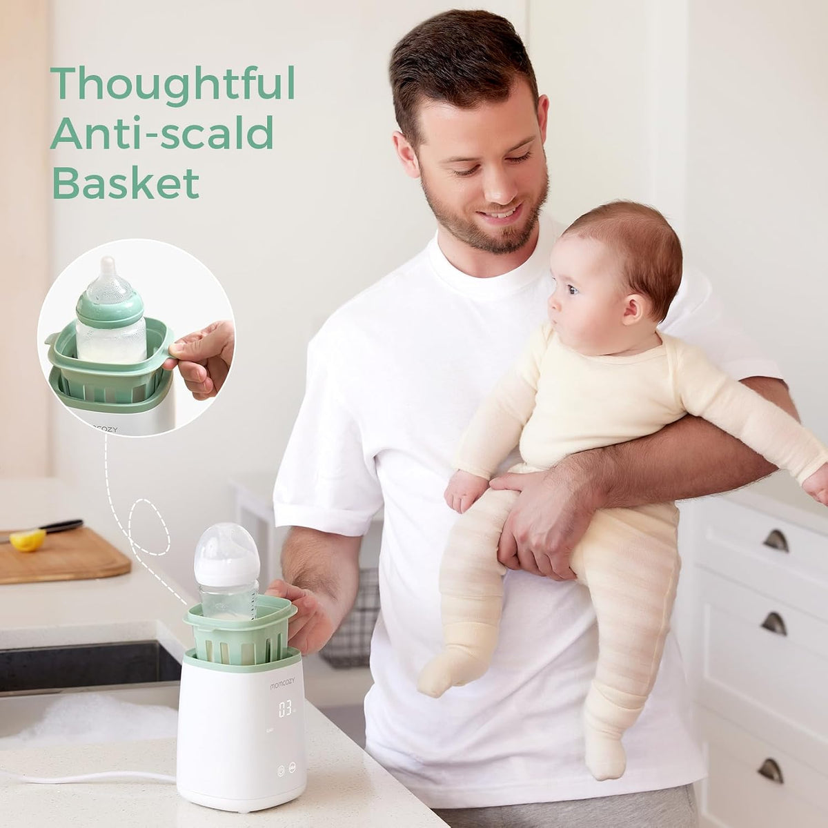 Momcozy Bottle Warmer for Baby, Fast Heating Breastmilk for All Bottles