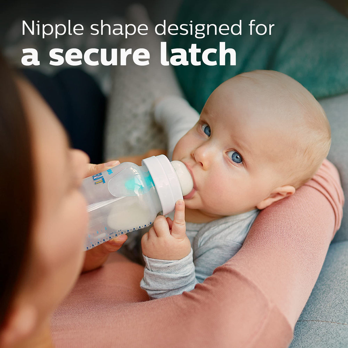 Philips Avent Anti-Colic Baby Bottle with AirFree Vent, Slow Flow, 4 oz
