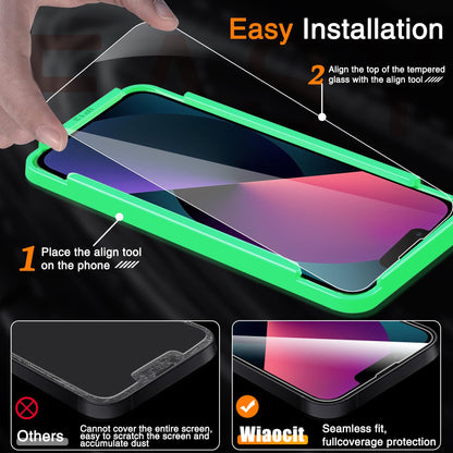 Wiaocit Tempered Glass Screen Protector for iPhone 13