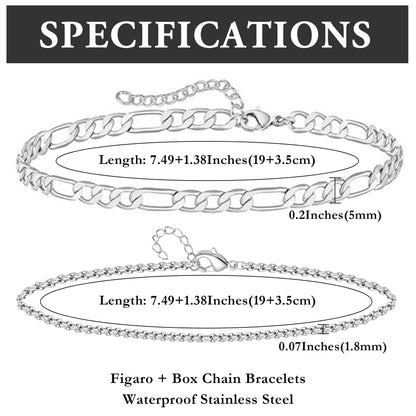 Mens Bracelet for Men, Waterproof Bracelet for Men Jewelry