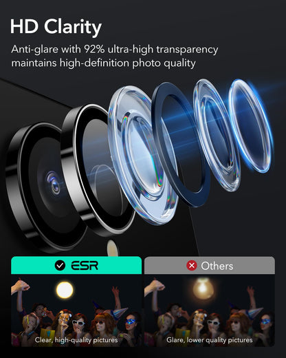 ESR for Samsung Galaxy S26 Ultra Camera Lens Protector, 1 Pack, Black